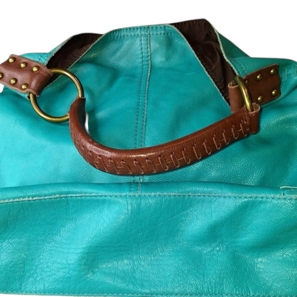 Lucky Brand Turquoise Hobo Shoulder Bag - Picture 7 of 13